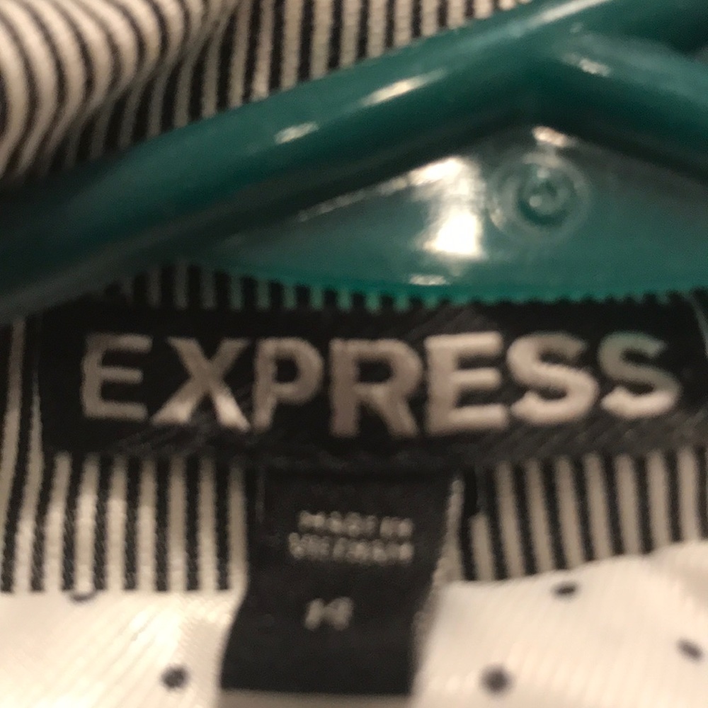 Express pinstriped blazer